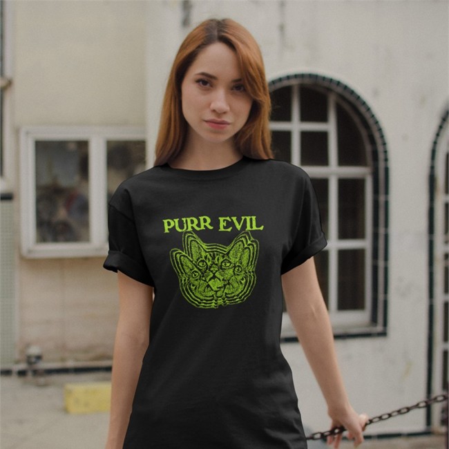 Purr Evil T Shirt