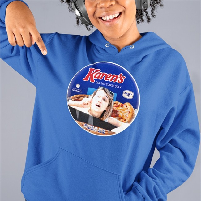 Karen's One Bite You're Ugly Hoodie Barstool Sports Store Merch Dave Portnoy