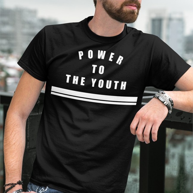 Power To The Youth Tee Shirt Diana Paul Chando Power To The Youth Tee Dianachando