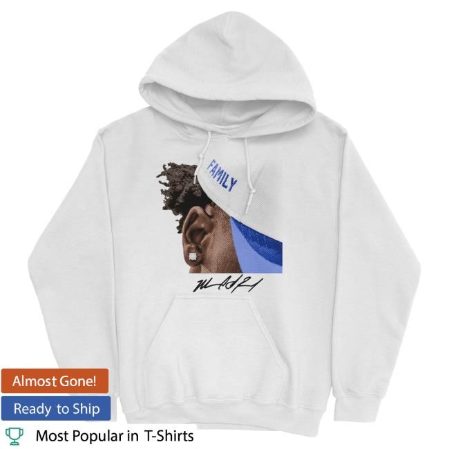 Official Nil Store Merch Shop Exclusive Release: Marcel Reed 'Family' White Hoodies