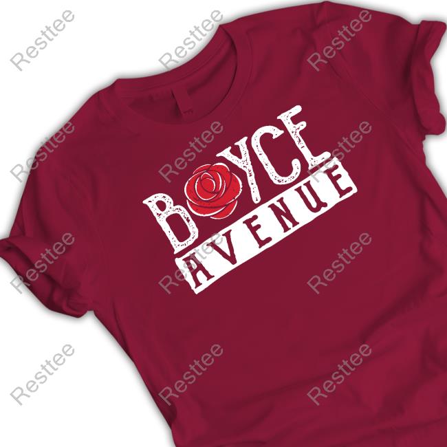 Boyce Avenue Boyce Rose T Shirt Boyce Avenue Merch Boyce Rose Crewneck Sweatshirt