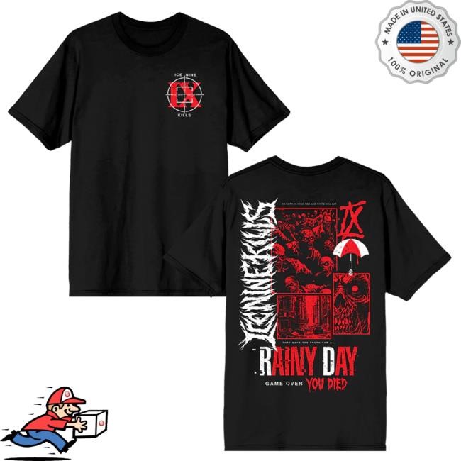 Silver Scream Con Rainy Day Tee Band Merch