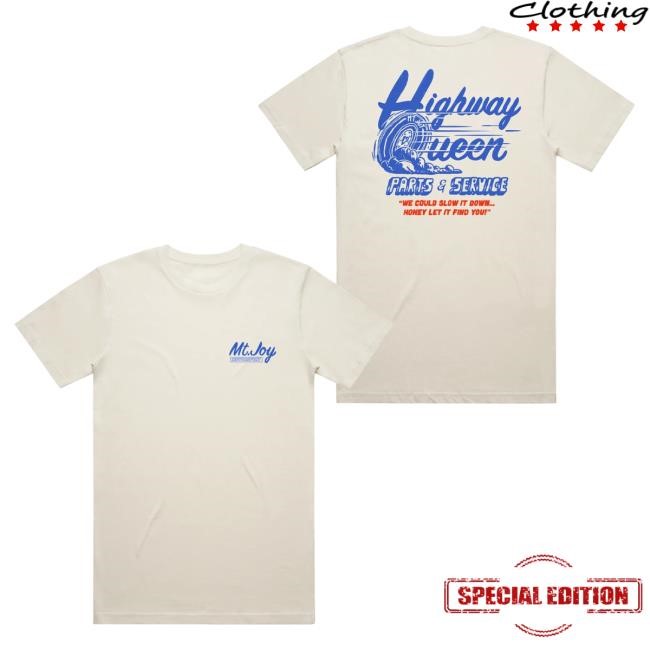 Official Mt Joy Merch Store Mt Joy Highway Queen New Shirt Mt Joy Apparel Clothing Shop MtJoy