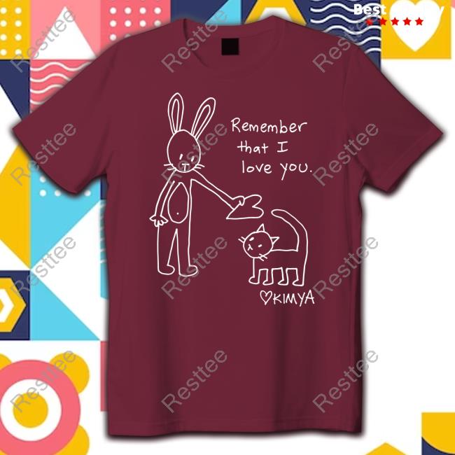 Official Kimya Dawson Remember That I Love You Black Shirt