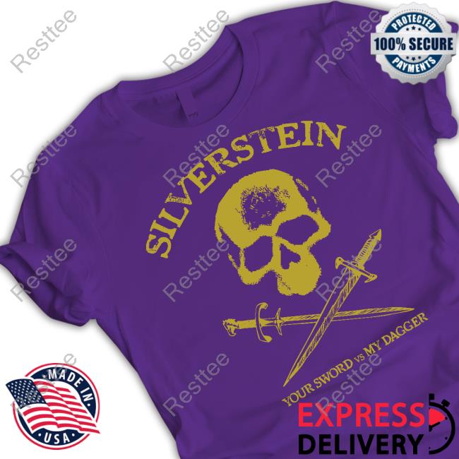 Silverstein Shop Silverstein Your Sword Vs My Dagger Shirt Silverstein Shop Dagger Throwback Skull Tee