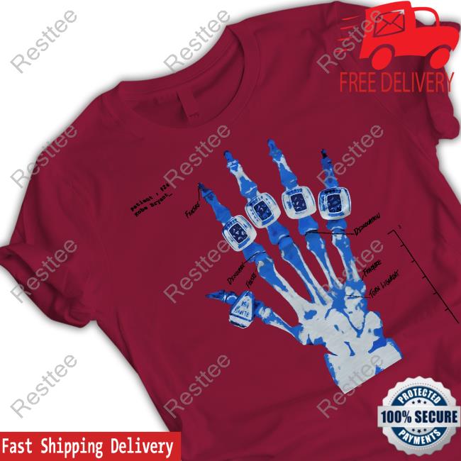 Official Do Not Disturb Shop Kobe Bryantx Ray Rings Hand Blue Merch