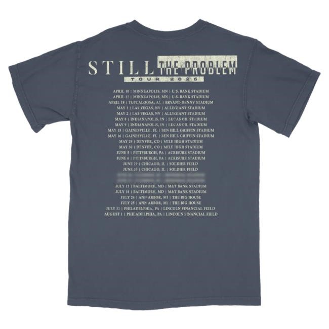 Official Morgan Wallen Merch Store Shop Morgan Wallen Still The Problem Tour Top Shirt MorganWallen