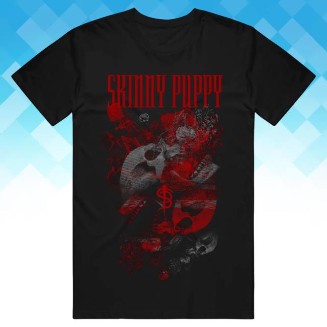 Official Skinny Puppy Merch Bouquet Black Shirt 2023 Official Skinny Puppy Merch Bouquet Black Tshirt