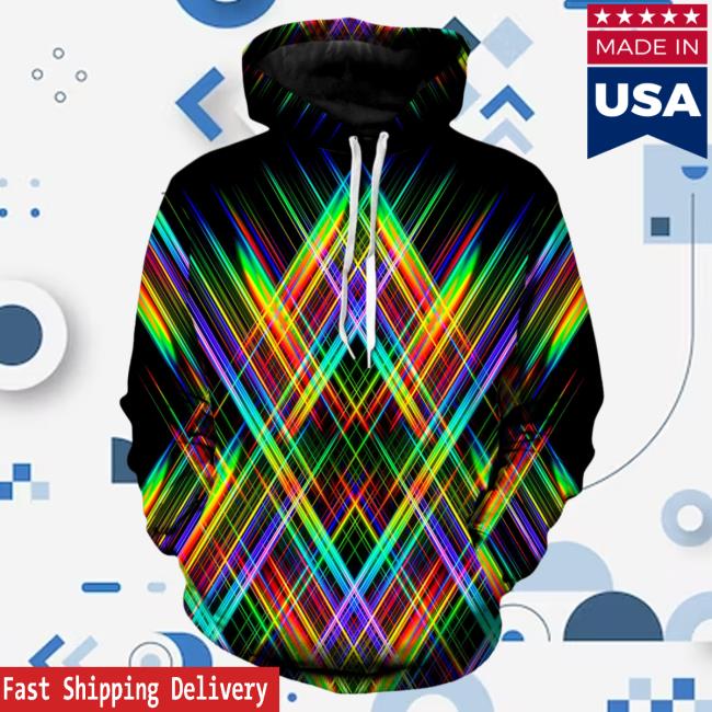 Official Iedm Clothing Ultra Light Beam Unisex Hoody 3D All Over Print