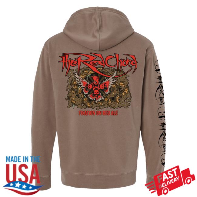 Official Indie Merch Store The Red Chord Bone Up Brewery TRC x BUBco Hood SandStone