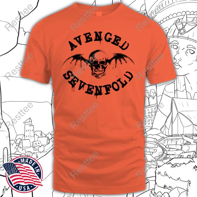 Avenged Sevenfold Merch Vandalize Orange Shirt