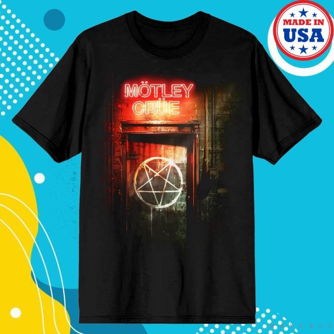 Official Motley Crue Merch Store Mötley Crüe Vegas Admat Black Tees