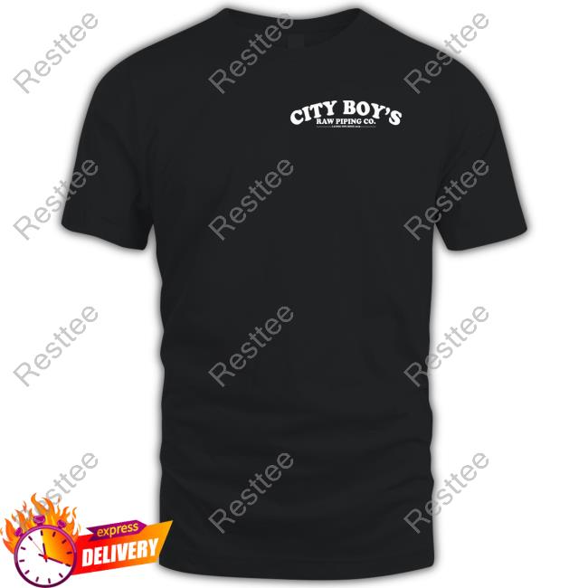 City Boy's Raw Piping Co Laying Pipe Since 2015 Hoodie
