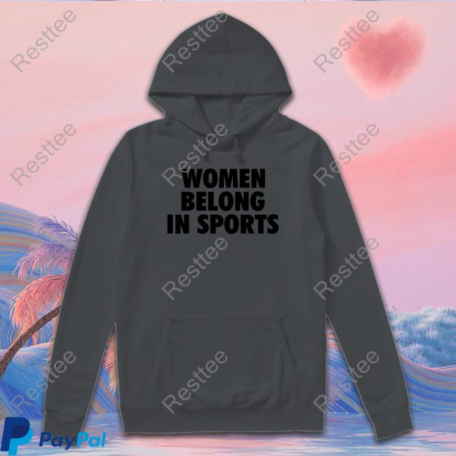Jomboy Media Women Belong In Sports Hoodie