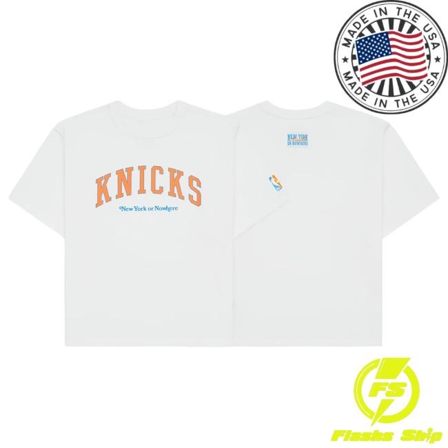 Official Msg Merch Store Shop New York Knicks NYON x Knicks Alumni Relaxed Fit Hot Shirt