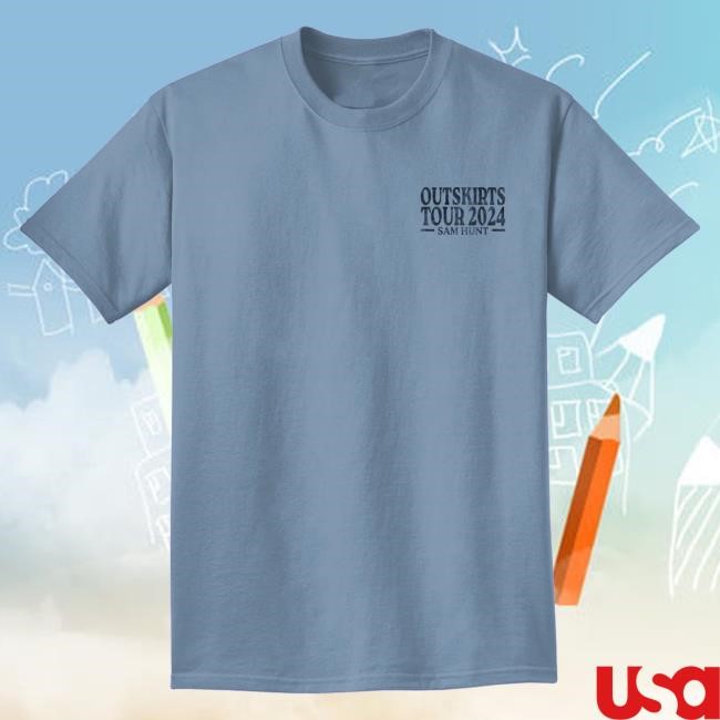Official Sam Hunt Merch Blue Dog T-Shirts SamHunt