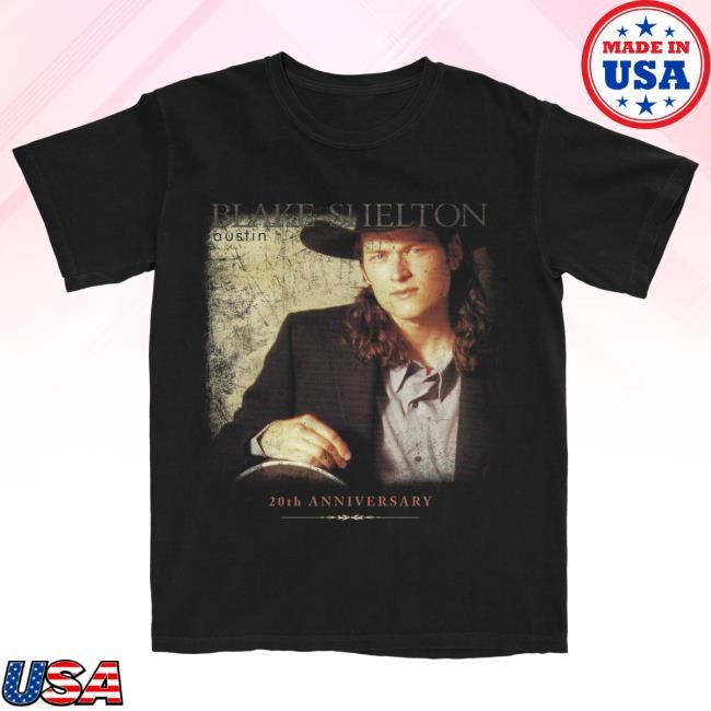 Apparel Blake Shelton | Official Store Blake Shelton Austin 20Th Anniversary T-Shirts