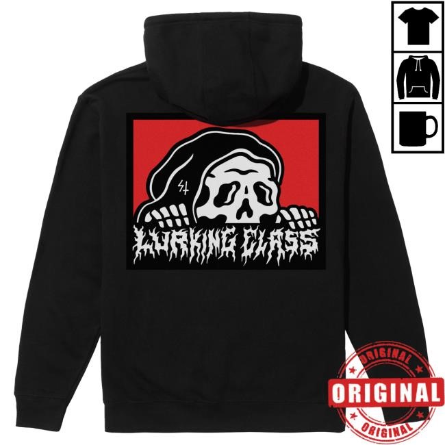 Official Lurking Class Clothing Merch Shop Death Box Lurker Pullover Hoodie - Black/Red LurkingClass Official Lurking Class Clothing Merch Shop Death Box Lurker Hood - Black/Red LurkingClass