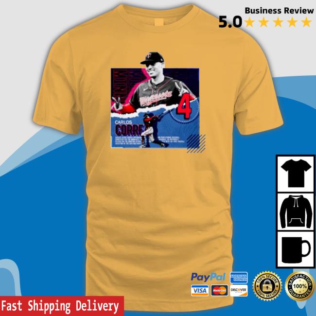 Minnesota Twins Carlos Correa Baseball Shortstop #4 Tee