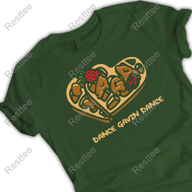 Official Dance Gavin Dance Merch Waffle Black Shirt Dance Gavin Dance Waffle Black Tee