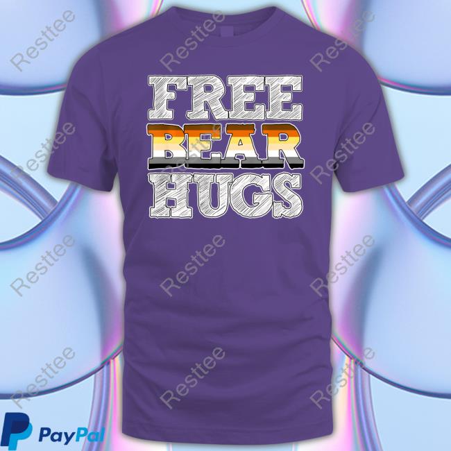 Thickknight Gaming Pride Flag Free Bear Hugs Sweatshirt Official Thickknight Gaming Pride Flag Free Bear Hugs Long Sleeve Tee Shirt