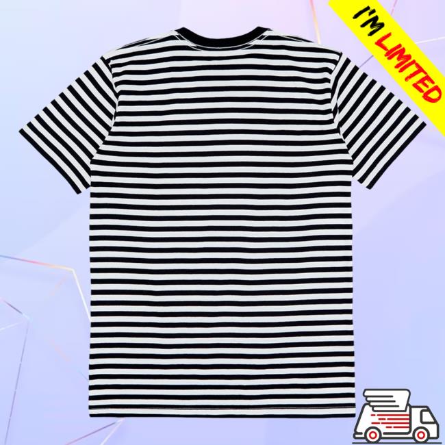 Official Marshmello Merch Striped Smile Shirt Official Marshmello Merch Striped Smile Shirt
