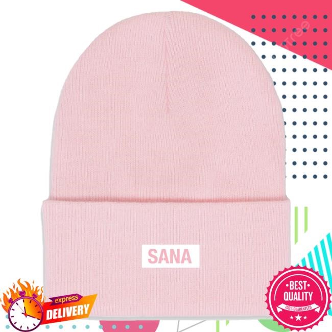 Official Sana Detroit Merch Store Core Beanie- Black SanaDetroit