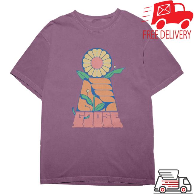 Goose The Band Merch Store Flower Hand New T-Shirt