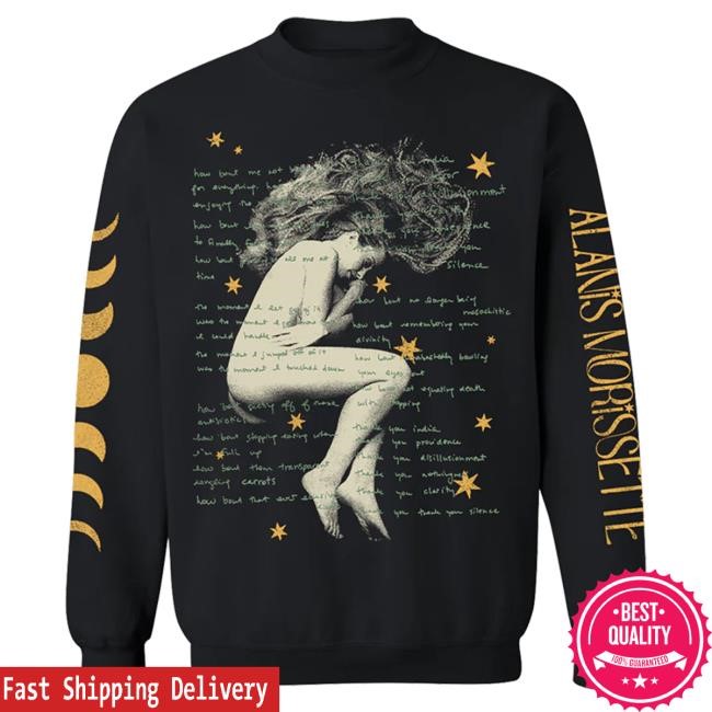 Official Alanis Morissette Merch Store Shop Celestial Lyrics Sweatshirts Official Alanis Morissette Merch Store Shop Celestial Lyrics Pull Over Hoodie