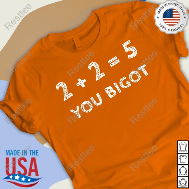 Official 2+2=5 You Bigot Hooded Sweatshirt