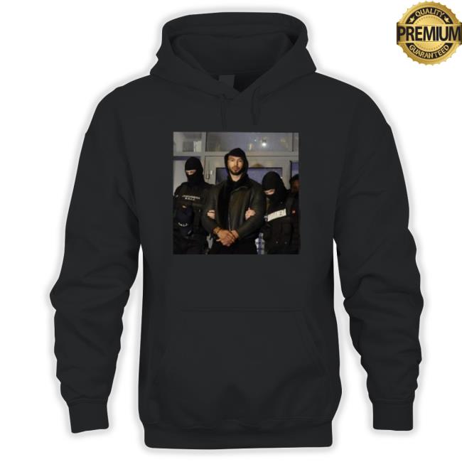 Andrew Tate Arrest Long Sleeve Shirt Andrew Tate Arrest Shirts