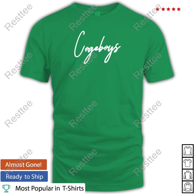 Cogeboys Limited Edition Tee Shirt Sheggz Olu Cogeboys Tee
