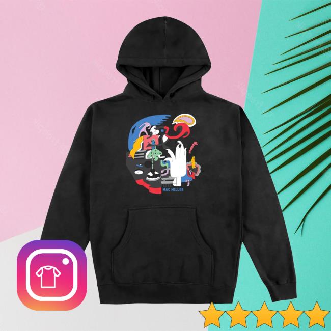Official Mac Miller Merch Store Faces 10 Year Pullover Hoodie Macmillerswebsite Clothing Shop