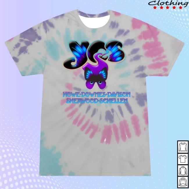 Yes Official Store Monarch 2024 Tour Tie-Dye Tees