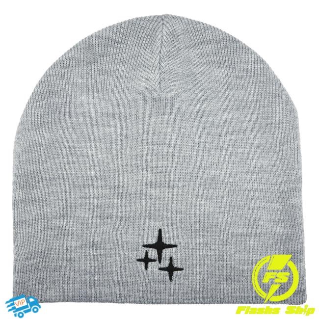 Drama Call Black 3Sta Skully Beanie