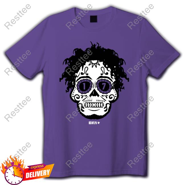 Breakingt Merch Official Garrett Wilson: Sugar Skull Shirt Official Garrett Wilson: Sugar Skull Shirts