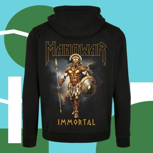 Manowar Zip Attractive Hoodie Immortal 2025