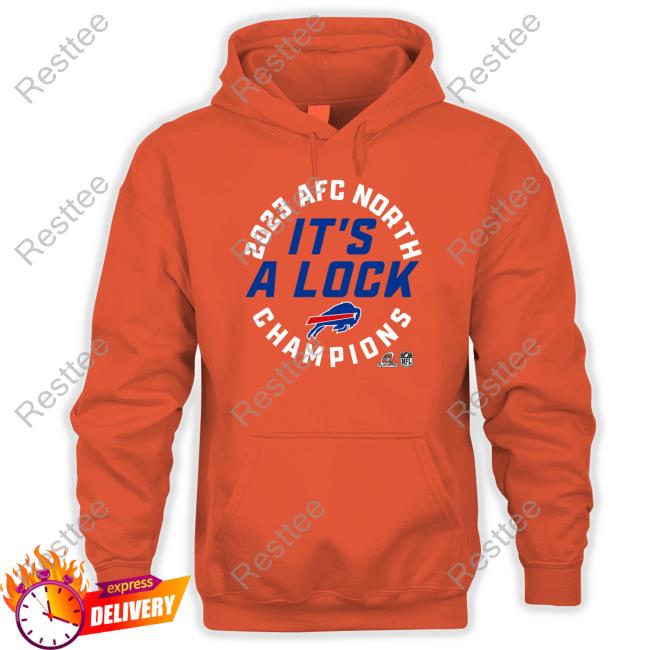 Nike Buffalo Bills 2023 AFC East Division Champions Sweatshirts Official Buffalo Bills 2023 AFC East Division Champions Pull Over Hoodie
