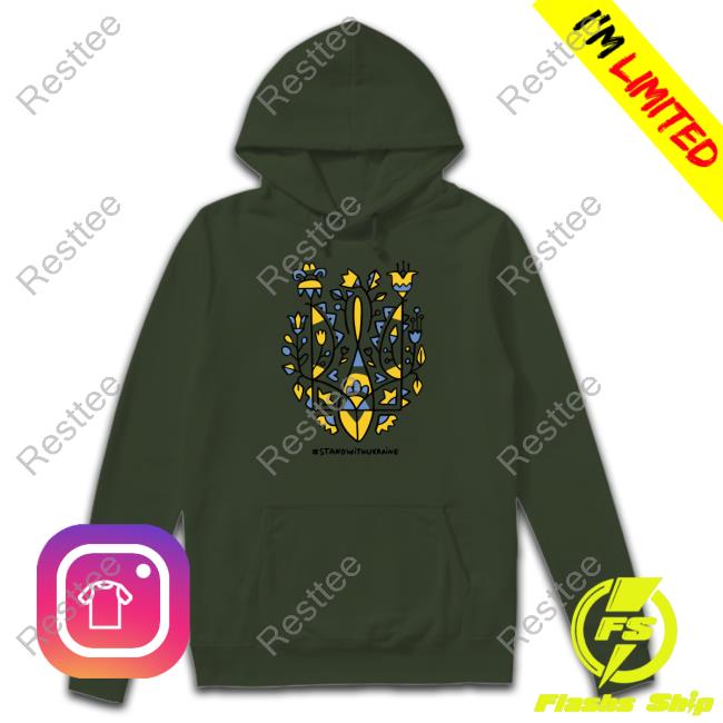#StandwithUkraine Hoodie Ukraine Shop Olga Tokariuk Official #StandwithUkraine Hoodie