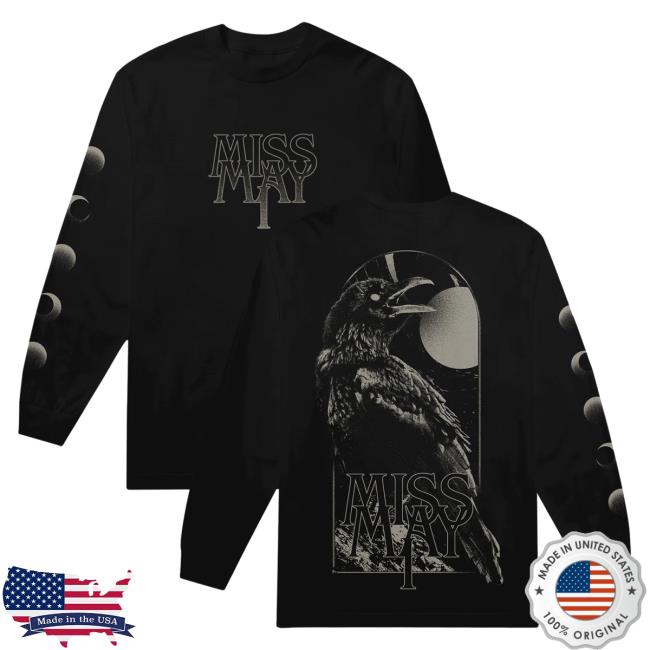 Official Merch Now Now Miss May I Carrion Black Long Sleeve Top Shirt MerchNow
