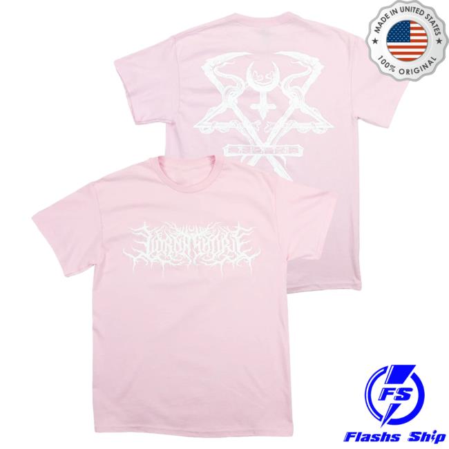 Official Lorna Shore Merch Store Lorna Shore Pink Logo Top Shirt LornaShore
