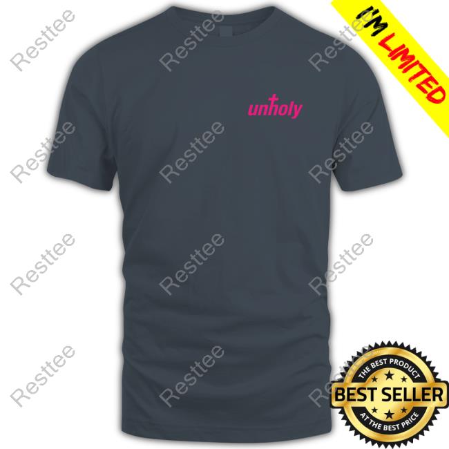 Official Sam Smith Shop Store Merch Sam Smith X Kim Petras - Black Unholy Shirt 2023