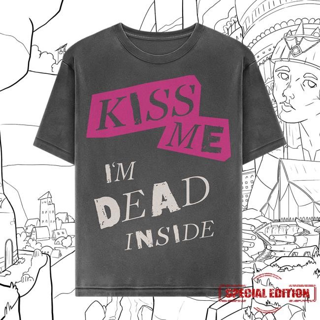 Official Green Day Merch Store Kiss Me I'm Dead Shirt Green Day