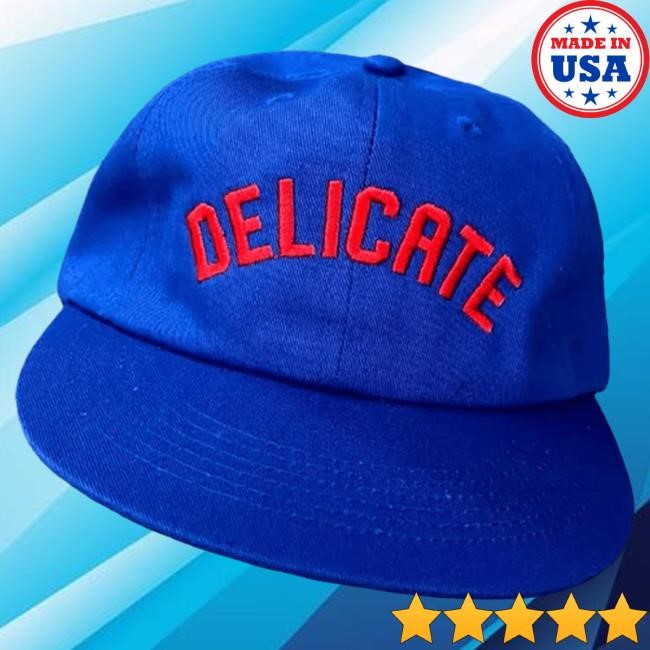 Official Hello Merch Blue Delicate Hat HelloMerch