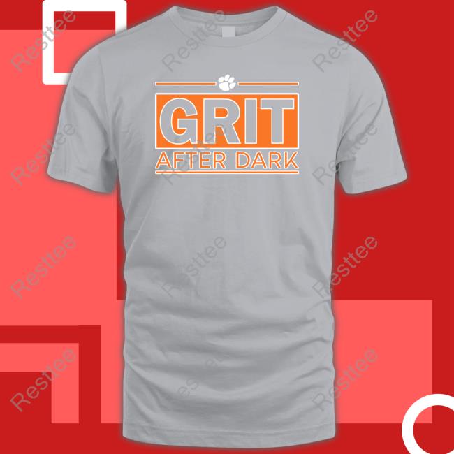 Official Clemson Athletics Grit After Dark Long Sleeve Tee Shirt Clemson Basketball