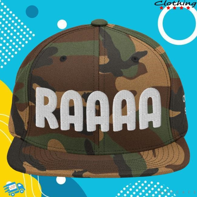 Official Opal In Sky "Raaaa" Snapback Green Camo Hat Opal In Sky "Raaaa" Snapback Green Camo Cap