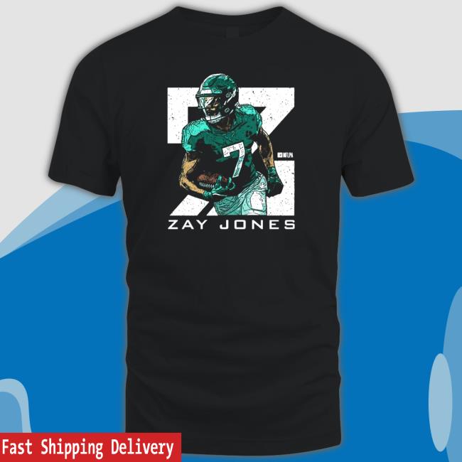 Official Zay Jones Jacksonville Jaguars Player Number Hooded Sweatshirt