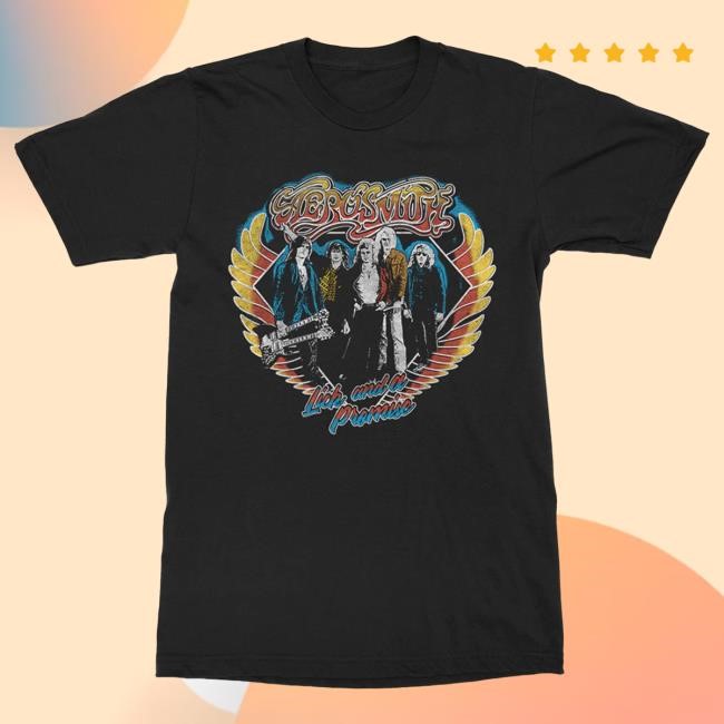 Official Aerosmith Merch Lick And A Promise Shirts