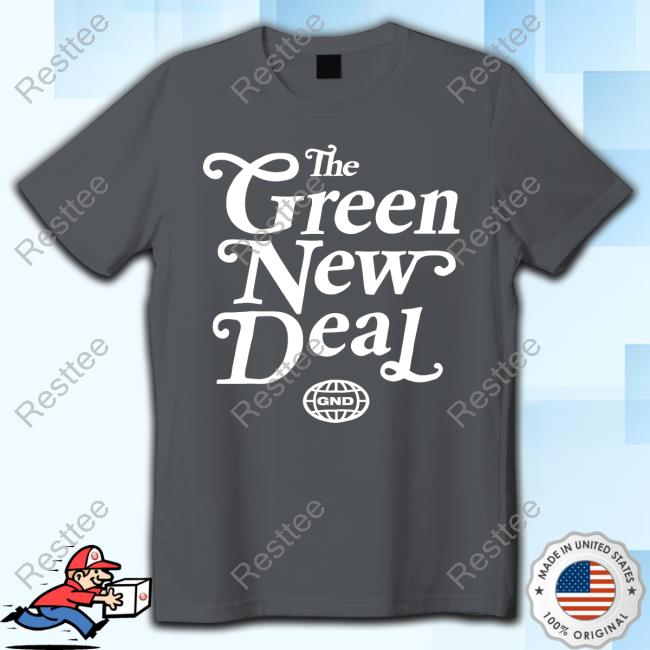 AOC Shop Merch The Green New Deal Shirt Derek Guy
