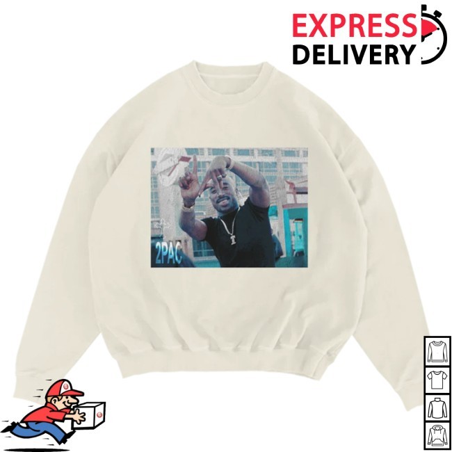2Pac Photo Sweatshirt - 2PAC Official Store 2Pac Photo Sweatshirt - 2PAC Official Store